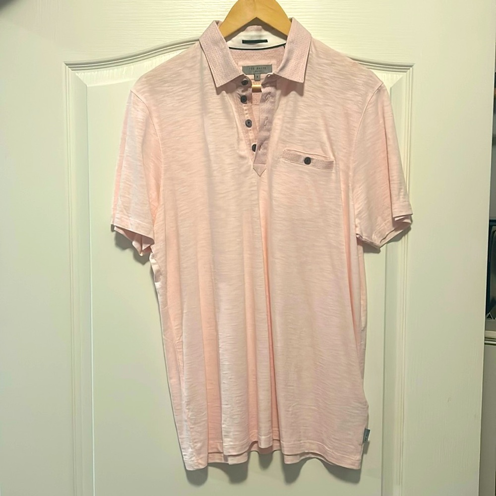 Ted Baker London - Men’s Polo - Size M (4) - Pink